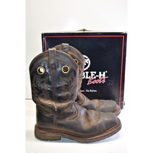 Double-H Men's Elijah Composite Toe Work Boots Size 111D Brown Leather DH5241